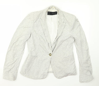 Womens UK Size M Zara Grey Jacket