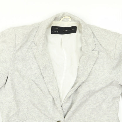 Womens UK Size M Zara Grey Jacket
