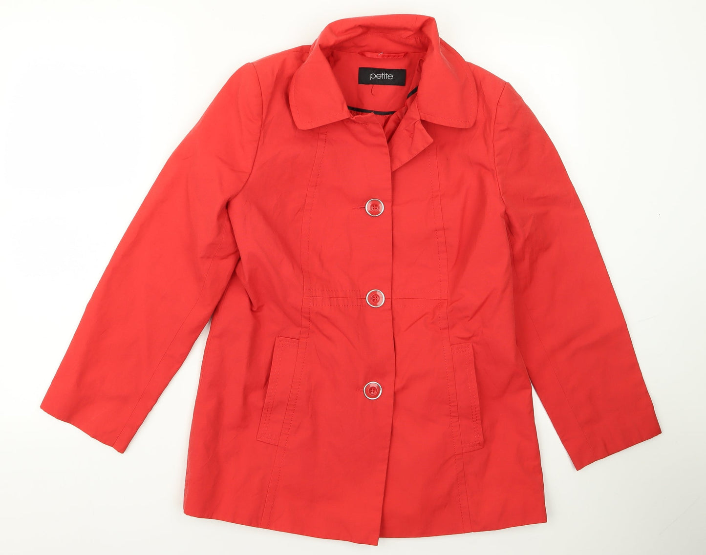 petite Womens Orange   Jacket  Size 10