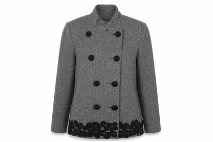 Helen Sykes Womens Grey   Jacket  Size M