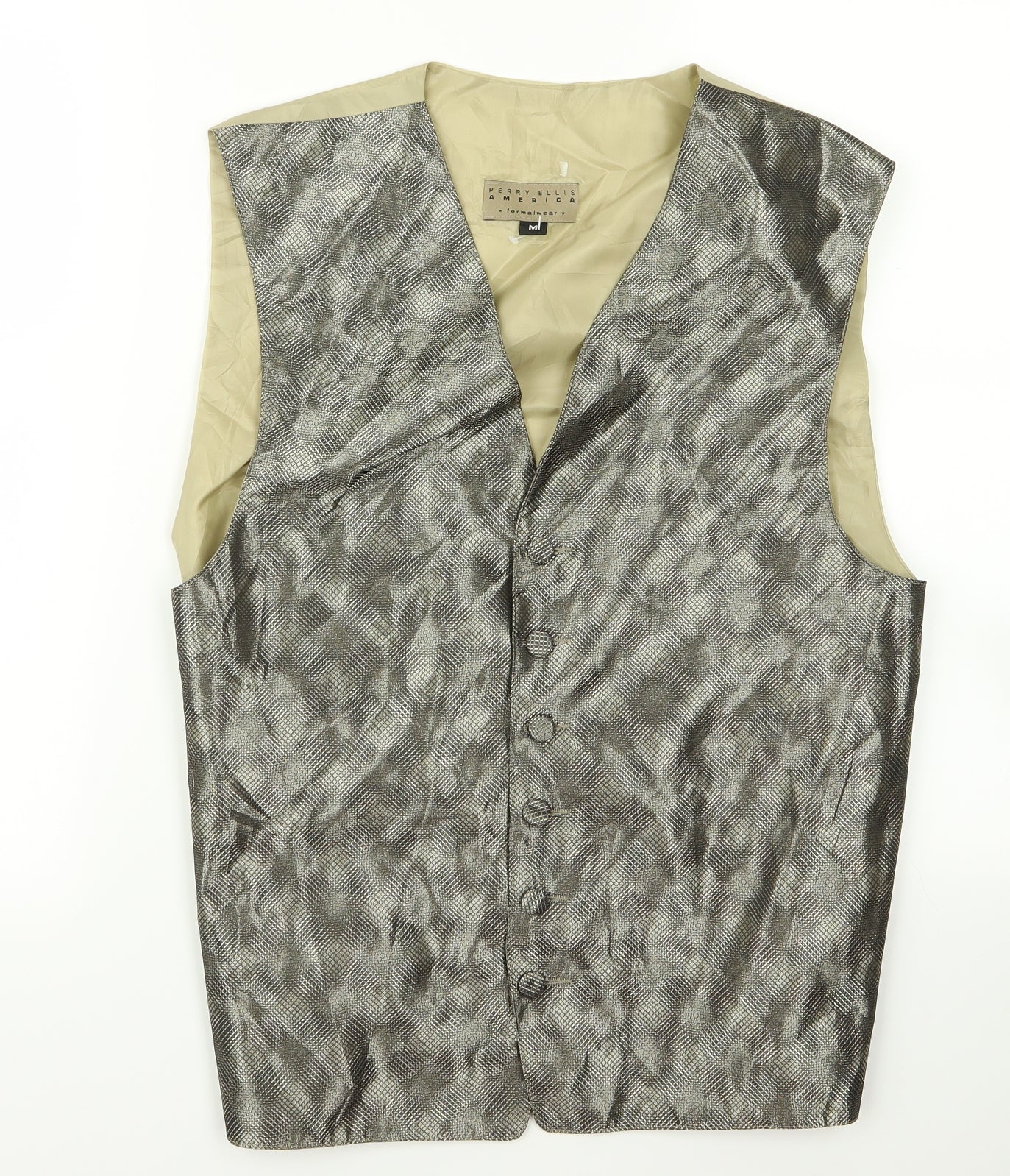 Mens UK Size M lperry ellis Brown Gilet