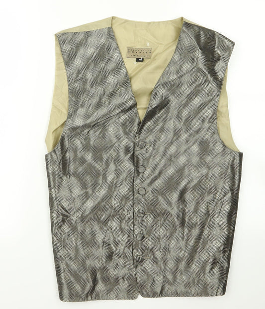 Mens UK Size M lperry ellis Brown Gilet