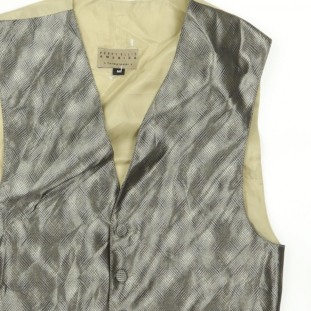 Mens UK Size M lperry ellis Brown Gilet