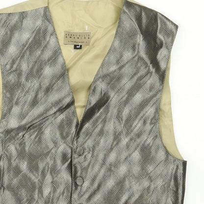 Mens UK Size M lperry ellis Brown Gilet