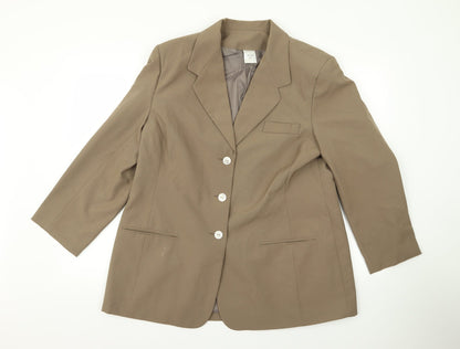 Womens UK Size 18 Preworn Brown Jacket