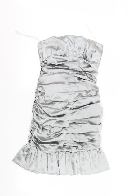 Juno Womens Silver   Bodycon
