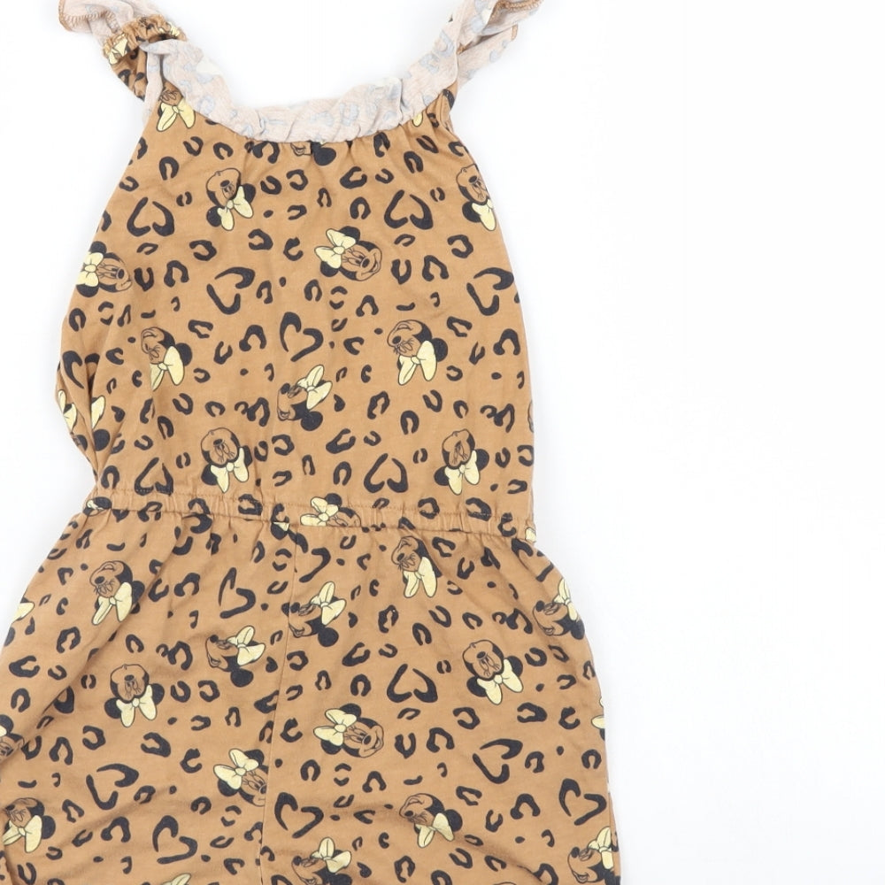 Preworn Girls Brown   Jumpsuit One-Piece   - jumpsuit/shorts