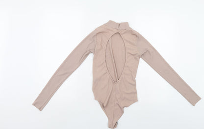 Cameo Rose Womens Beige   Bodysuit One-Piece