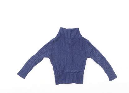 Replay & son Boys Blue   Cardigan Jumper Size 6-9 Months