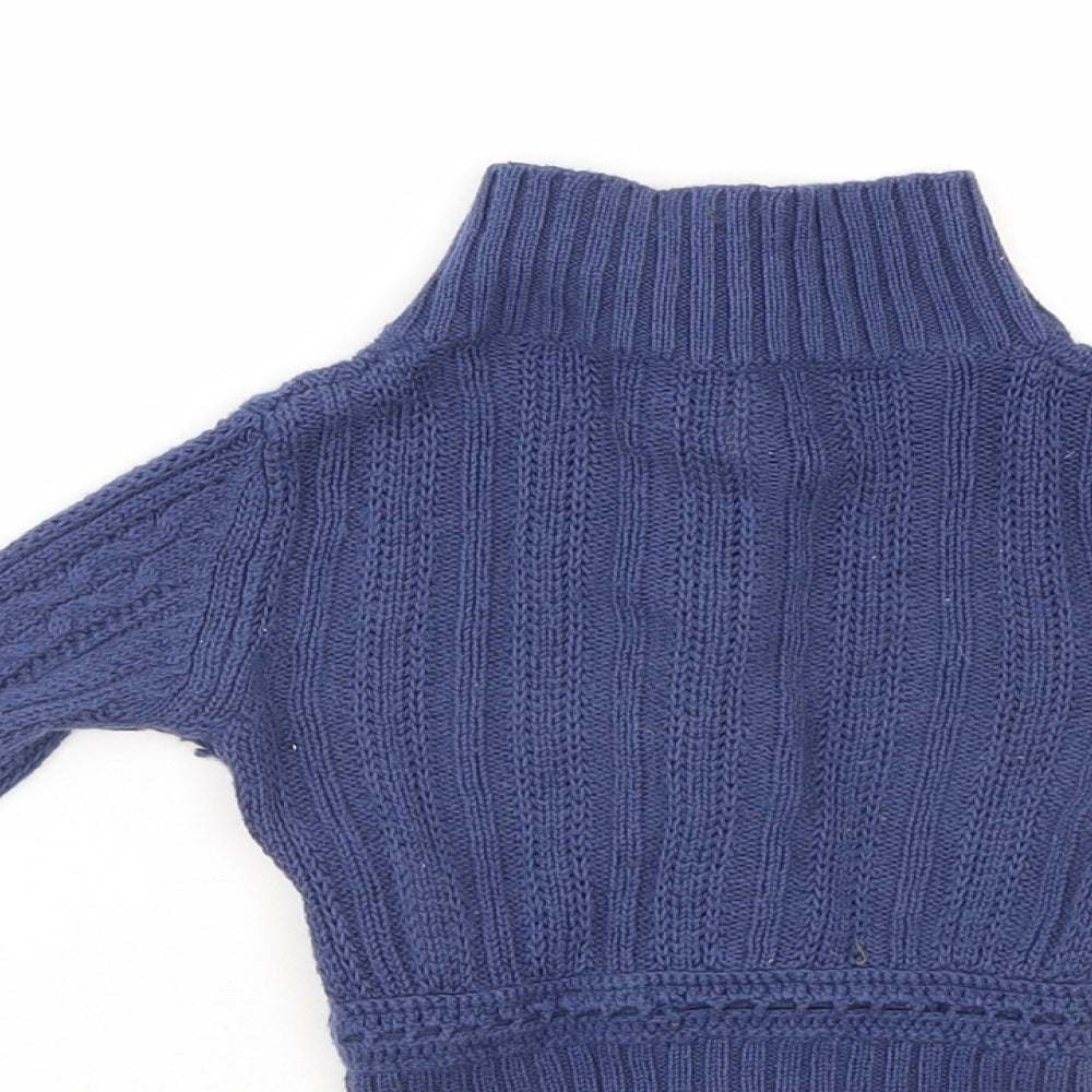 Replay & son Boys Blue   Cardigan Jumper Size 6-9 Months