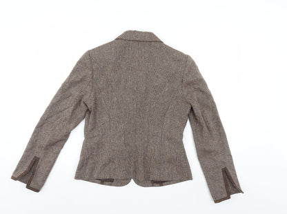 Womens UK Size S Adini Brown Jacket