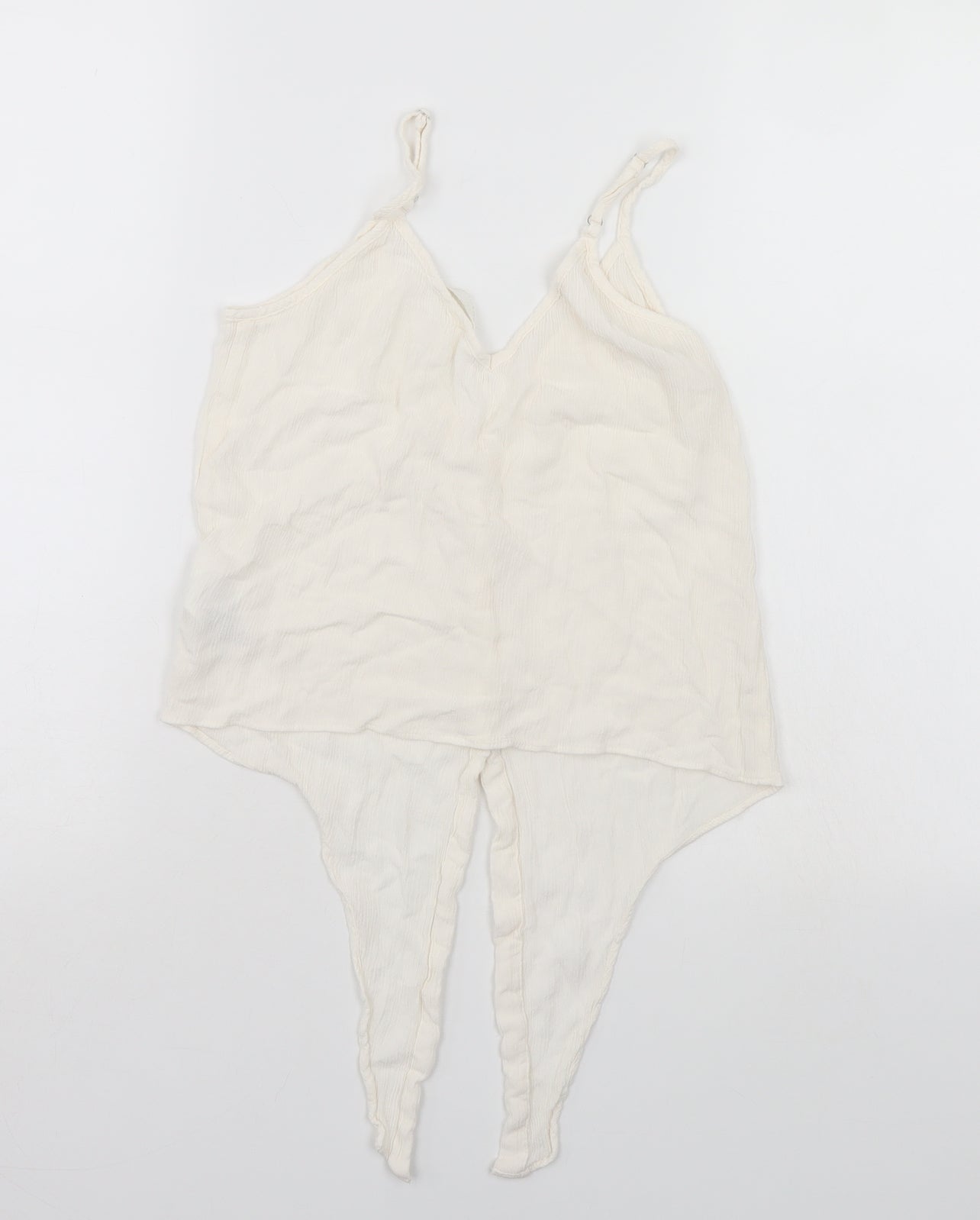 Womens UK Size S H&M White Basic Blouse