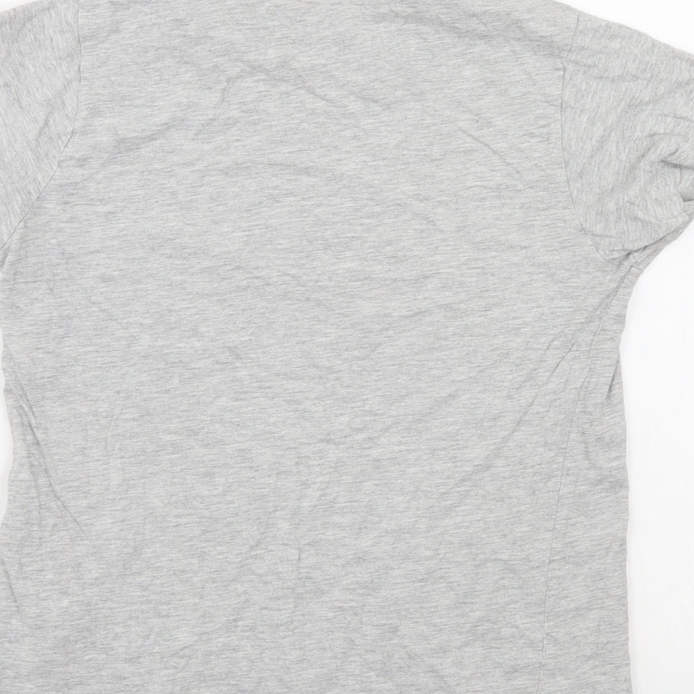 Priark Womens Grey   Basic T-Shirt Size 4