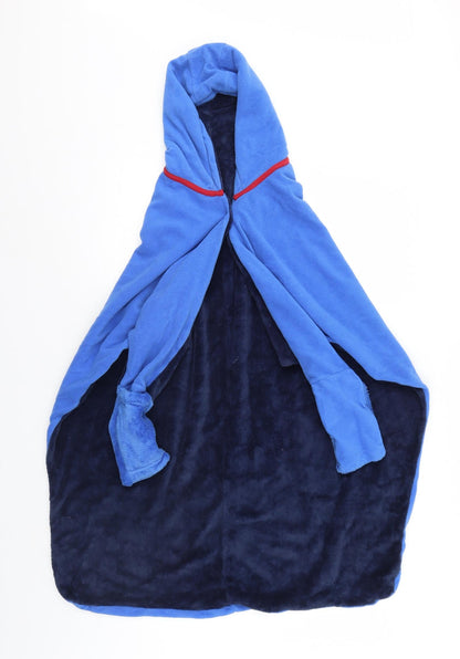 Preworn Girls Blue   Cape Jumper Size 11 Years