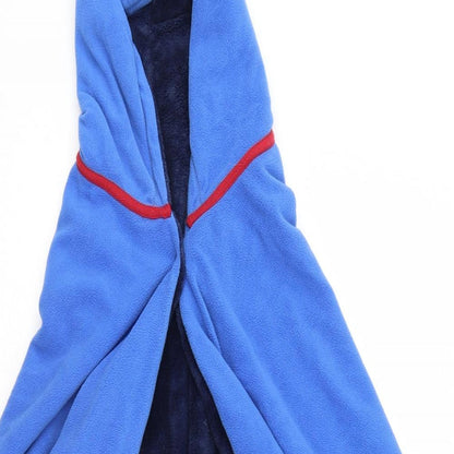 Preworn Girls Blue   Cape Jumper Size 11 Years