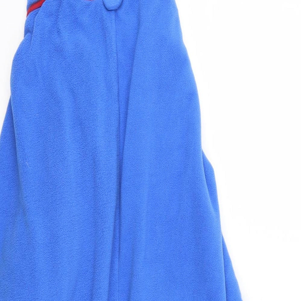 Preworn Girls Blue   Cape Jumper Size 11 Years