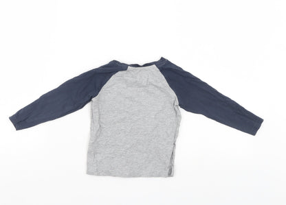 Nutmeg Boys Multicoloured   Henley Jumper Size 12-18 Months