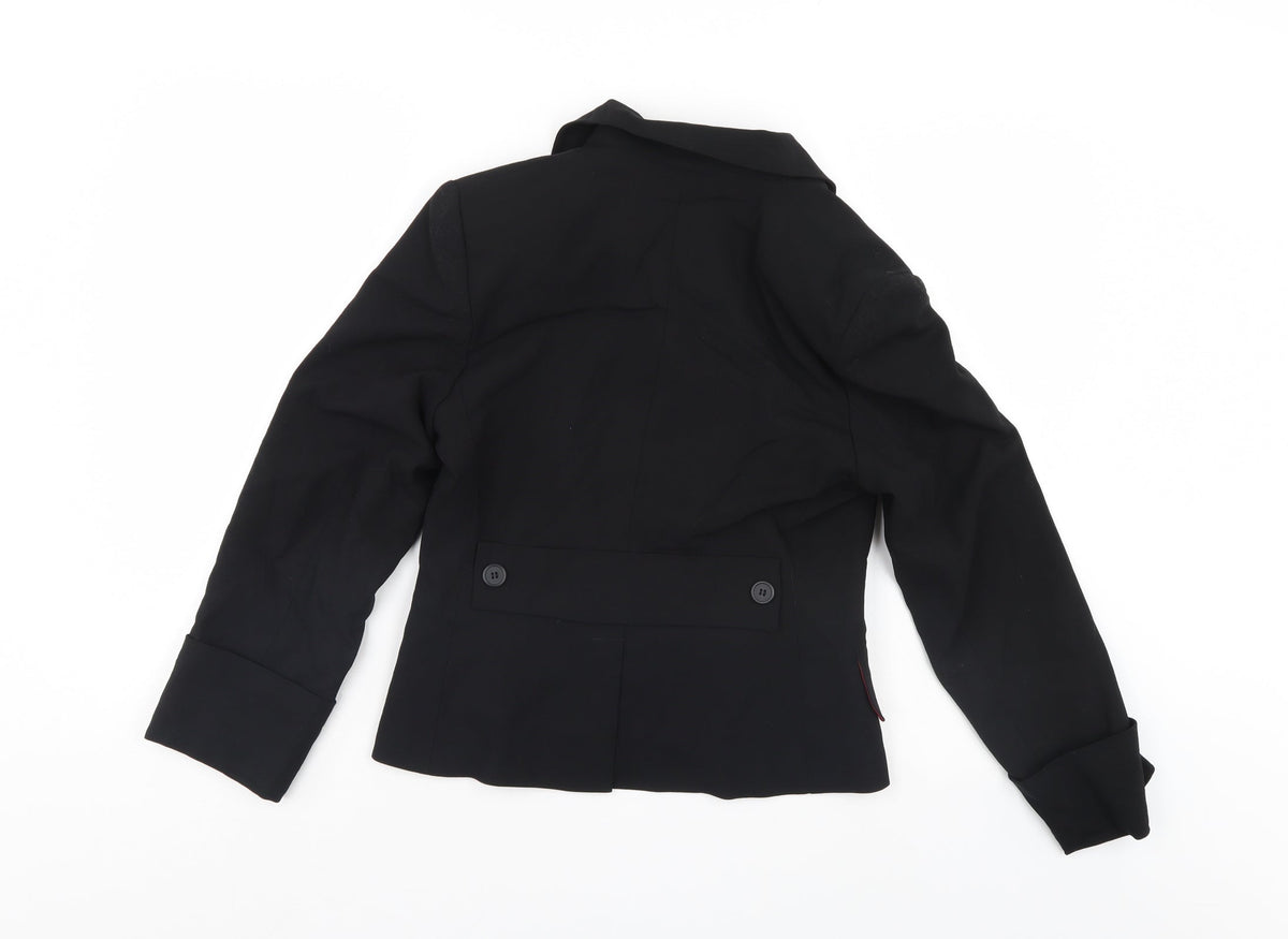 angelo di nepi Womens Black   Jacket Suit Jacket Size 12