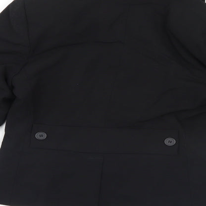 angelo di nepi Womens Black   Jacket Suit Jacket Size 12