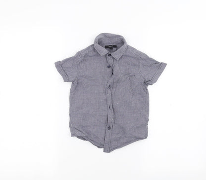 Autograph Boys Blue   Basic Button-Up Size 3-4 Years