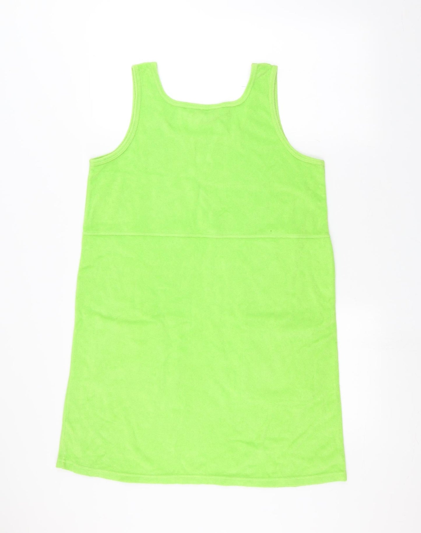 Womens UK Size 14 BHS Green Basic Tank