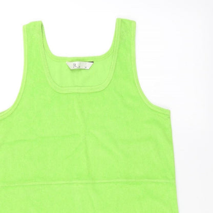 Womens UK Size 14 BHS Green Basic Tank