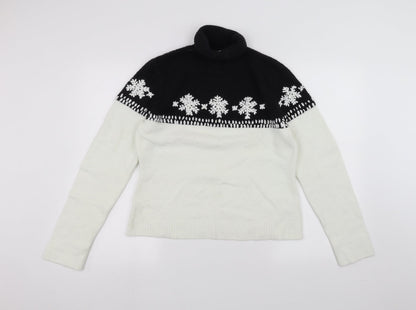 Womens UK Size 14 Evie White Pullover Jumper