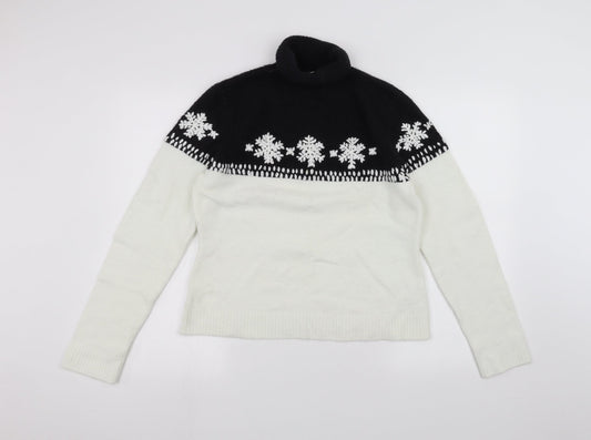 Womens UK Size 14 Evie White Pullover Jumper