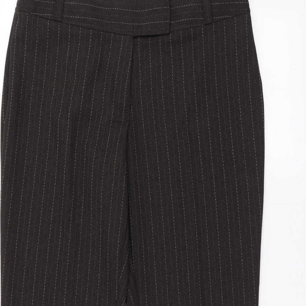 F&F Womens Brown   Trousers  Size 14 L26 in
