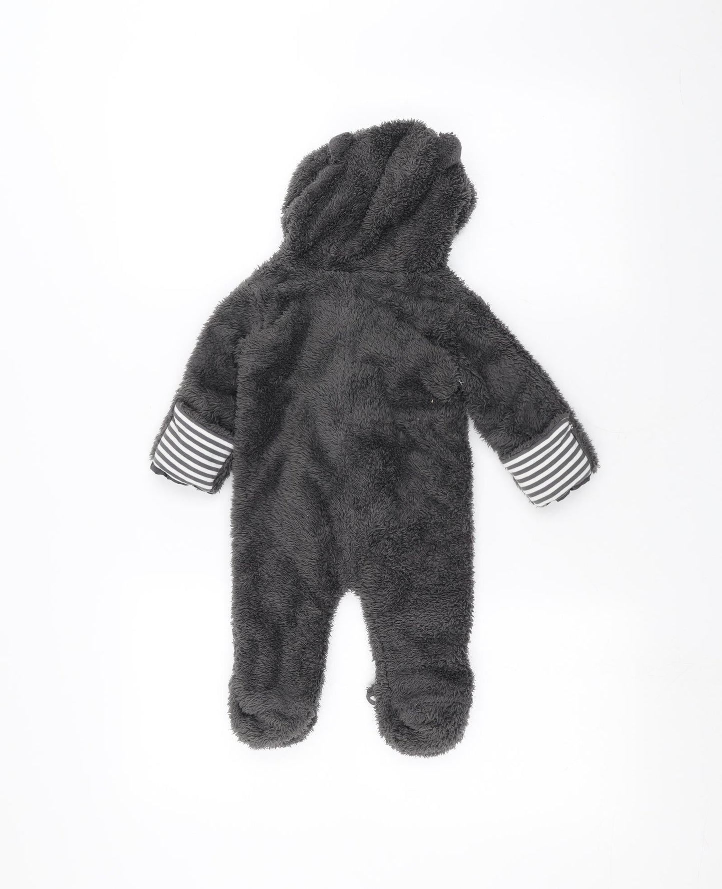George Baby Grey Solid  Babydoll One Piece Size 3-6 Months