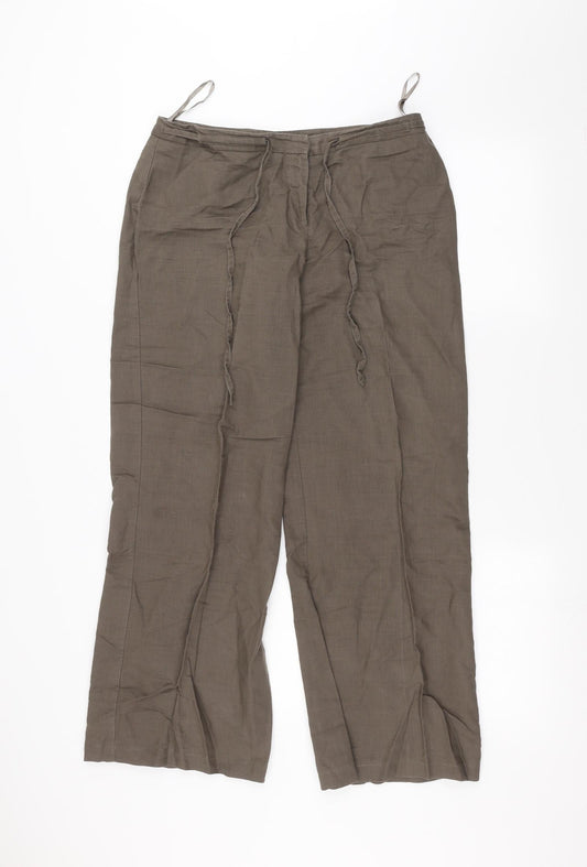 Florence + Fred Womens Brown   Trousers  Size 12 L24 in