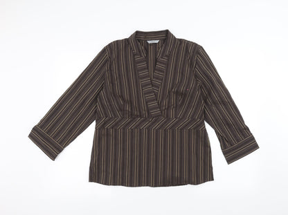 Womens UK Size 16 Marks and Spencer Brown Jacket