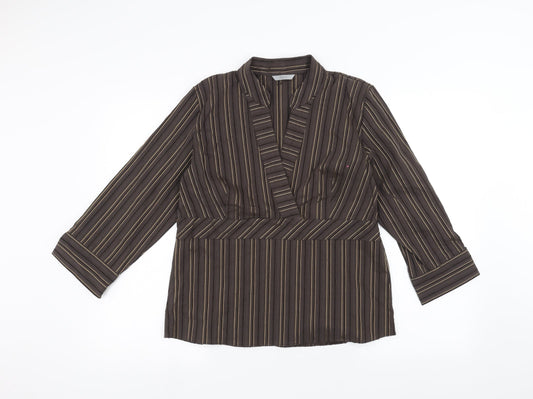 Womens UK Size 16 Marks and Spencer Brown Jacket