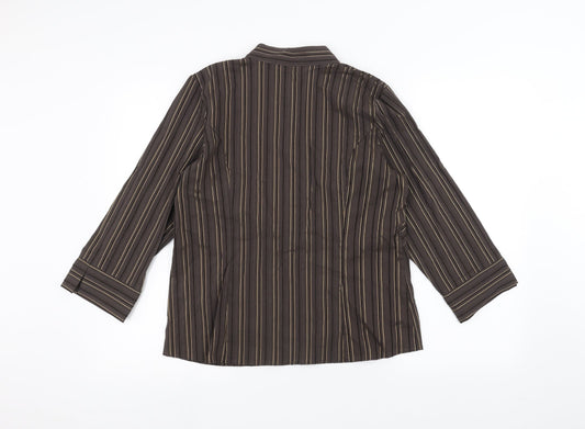 Womens UK Size 16 Marks and Spencer Brown Jacket