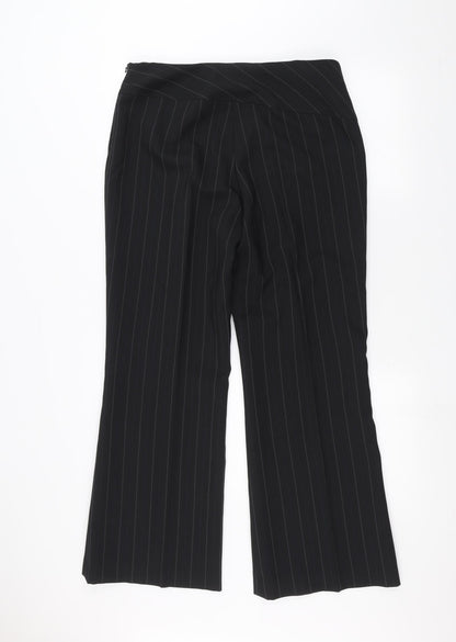 Womens UK Size 14 Florence + Fred Regular Fit Dress Pants Black Trousers