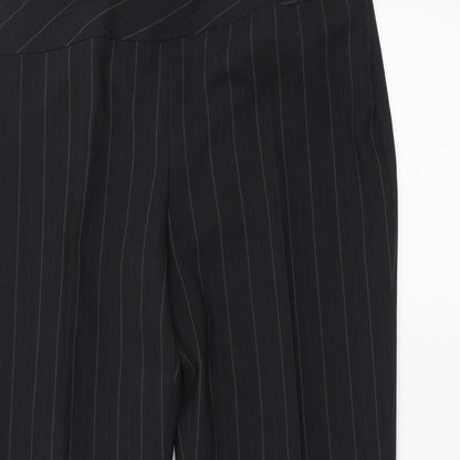 Womens UK Size 14 Florence + Fred Regular Fit Dress Pants Black Trousers