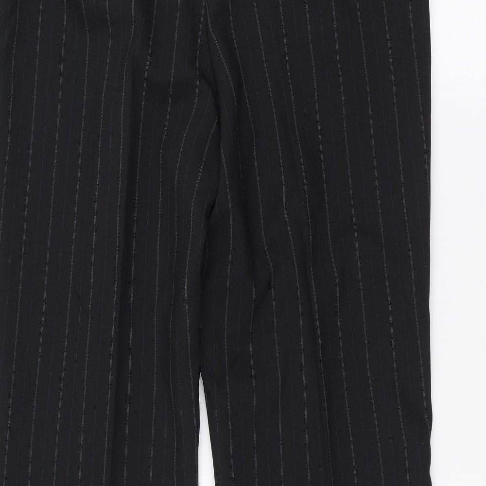 Womens UK Size 14 Florence + Fred Regular Fit Dress Pants Black Trousers
