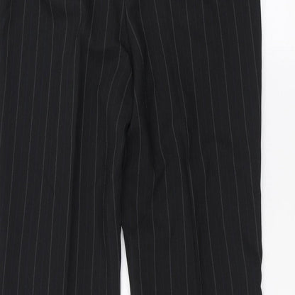 Womens UK Size 14 Florence + Fred Regular Fit Dress Pants Black Trousers