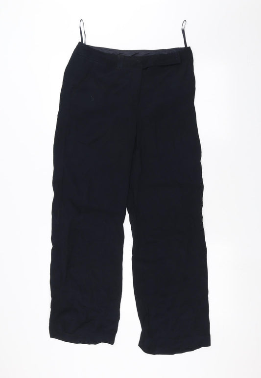 Womens UK Size 10 NEXT Regular Fit  Blue Trousers