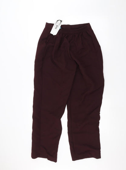 Womens UK Size 14 Preworn Regular Fit  Red Trousers