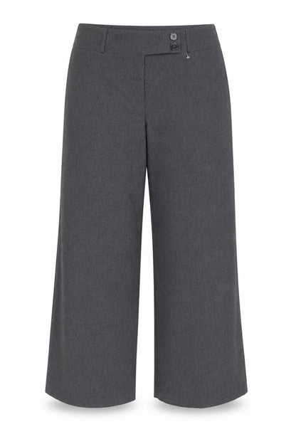 La Moda Womens Grey   Trousers  Size 16 L27 in