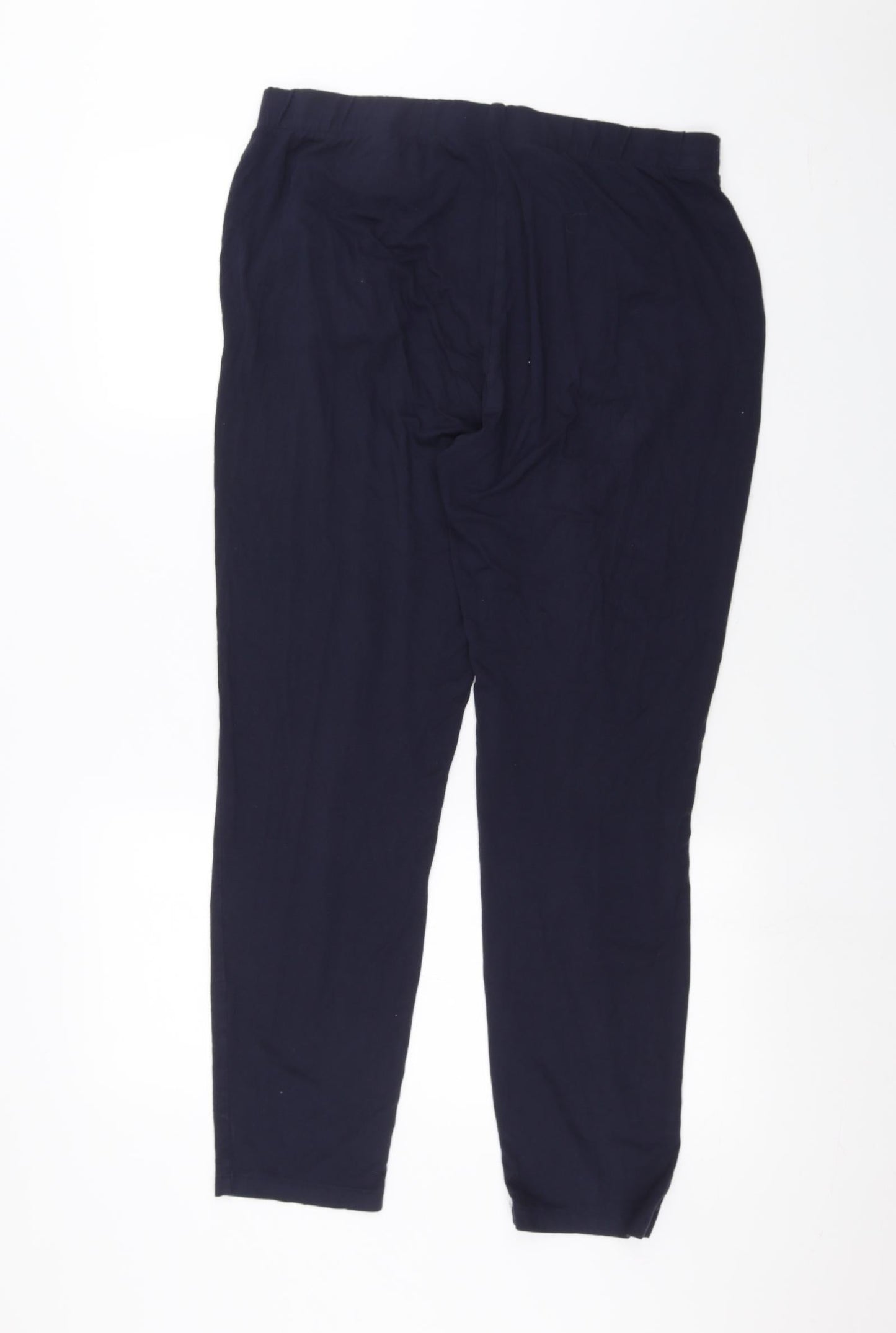 Womens UK Size 14 Marks and Spencer Regular Fit  Blue Trousers