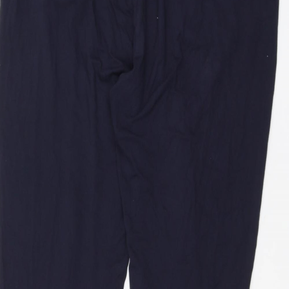 Womens UK Size 14 Marks and Spencer Regular Fit  Blue Trousers