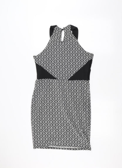 Select Womens Black   Pencil Dress  Size 14