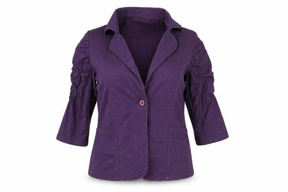 Elliza donatein Womens Purple   Jacket Coatigan Size L