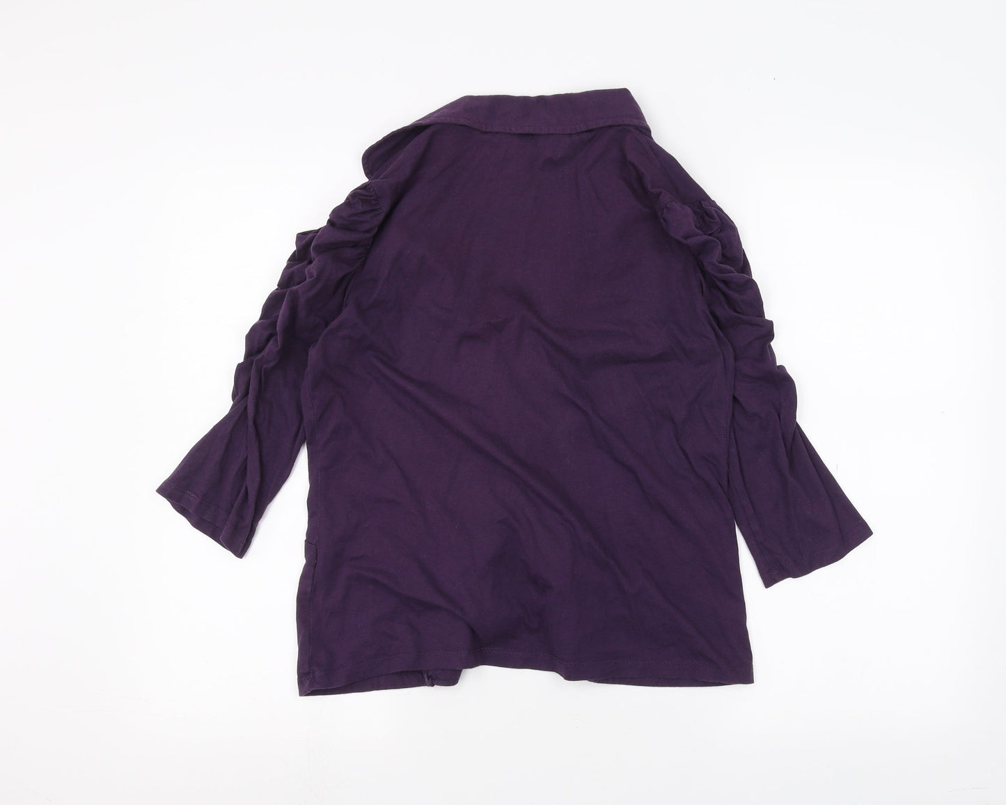Elliza donatein Womens Purple   Jacket Coatigan Size L