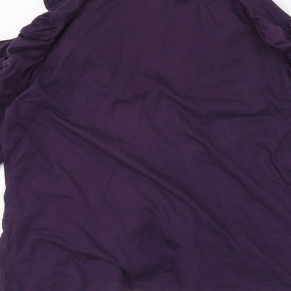 Elliza donatein Womens Purple   Jacket Coatigan Size L