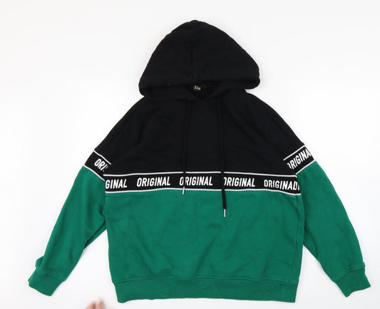 Womens UK Size S forever21 Green Pullover Hoodie
