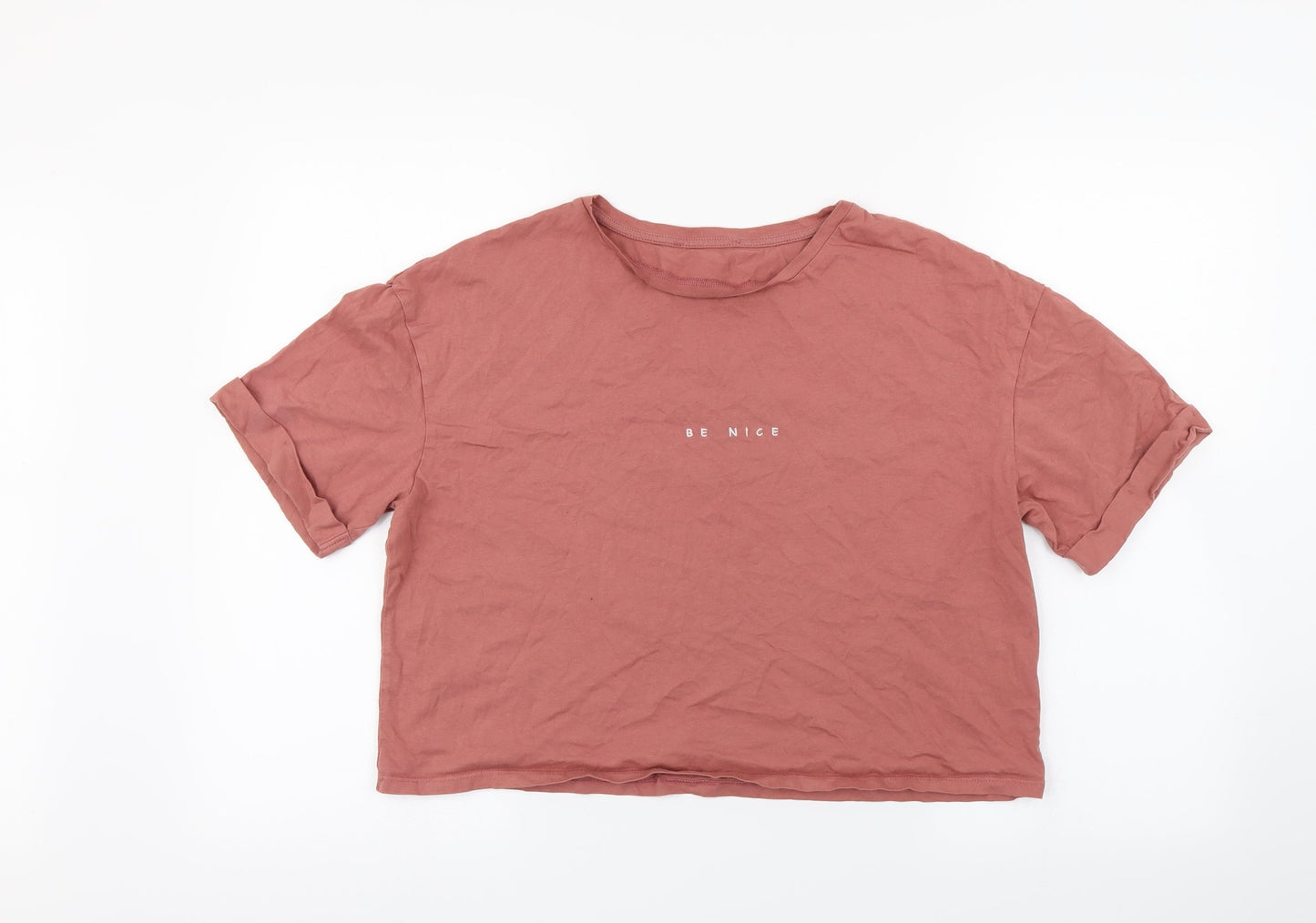 Primark Womens Pink   Basic T-Shirt Size M  - BE NICE