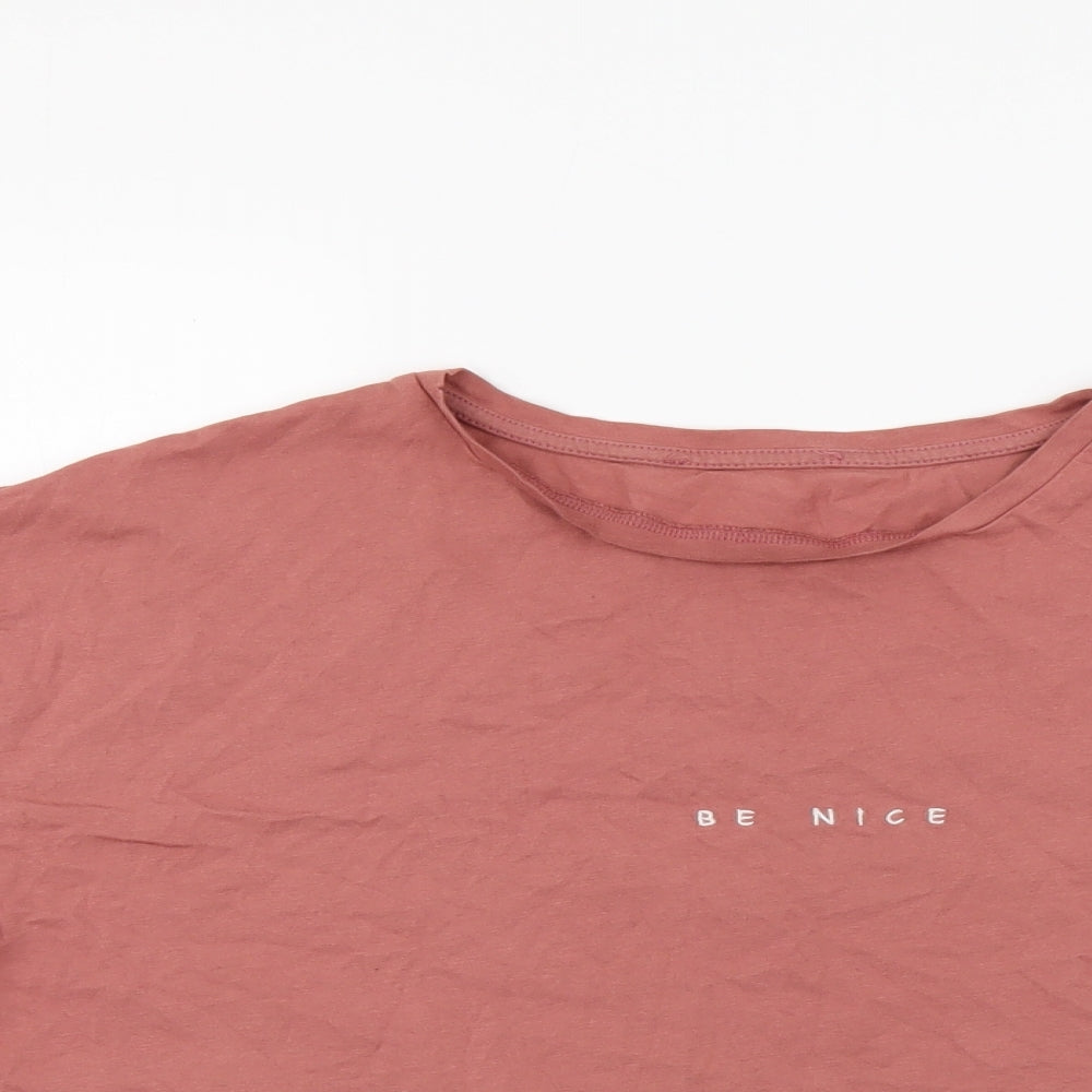 Primark Womens Pink   Basic T-Shirt Size M  - BE NICE
